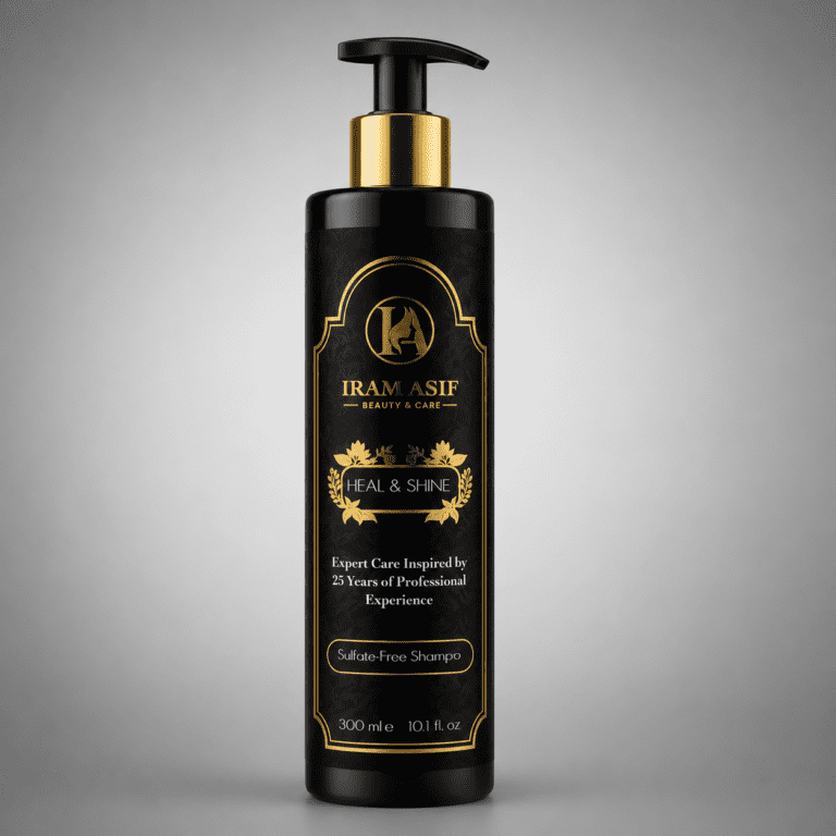 iram asif beauty and care sulphate free shampoo
