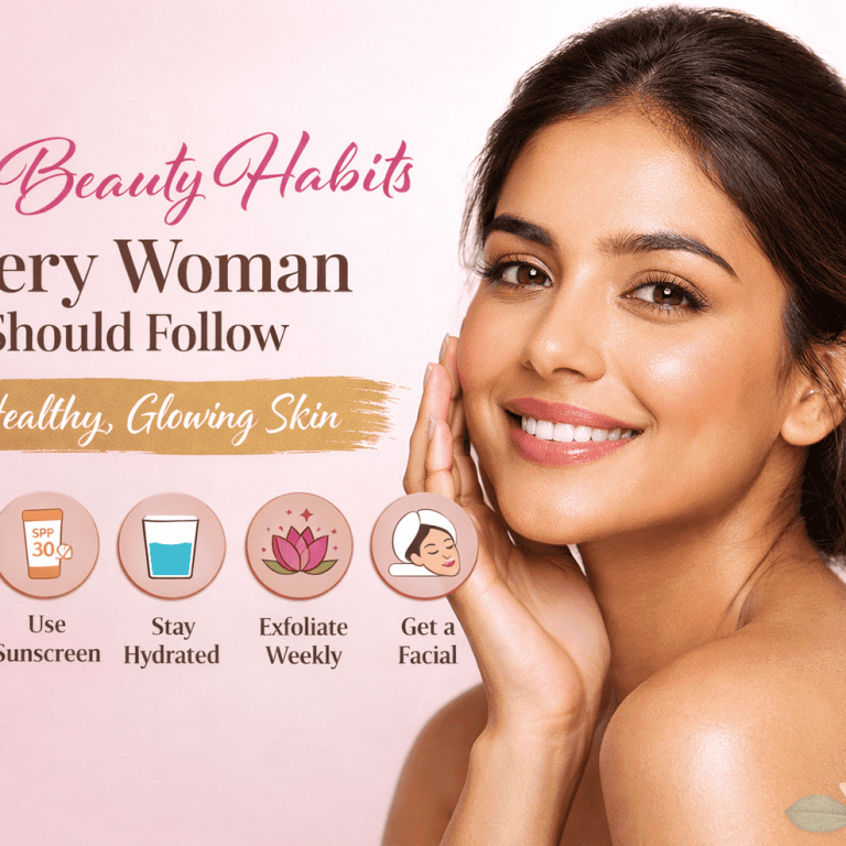 5 Beauty Habits Every Woman Should Follow for Healthy, Glowing Skin
